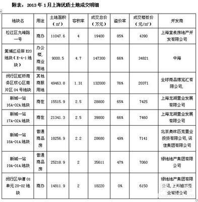 上海房地产市场2013年1月度报告